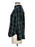 Ann Taylor LOFT 100% Rayon Plaid Green Long Sleeve Blouse Size S - photo 5