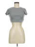 Lily Rose Silver Short Sleeve T-Shirt Size M - photo 1