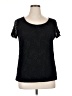 G Collection Black Short Sleeve Top Size 1X - photo 1