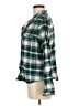Amazon Essentials 100% Cotton Plaid Green Long Sleeve Button-Down Shirt Size M - photo 5