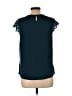 Unbranded 100% Polyester Teal Short Sleeve Top Size L - photo 2
