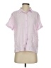 Uniqlo 100% Polyester Pink Short Sleeve Blouse Size S - photo 1