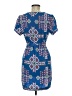 Buttons Print Blue Casual Dress Size M - photo 2
