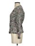 Suncoo 100% Viscose Green Long Sleeve Blouse Size XS - photo 5