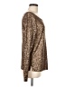 J.Crew Metallic Gold Long Sleeve Top Size M - photo 4