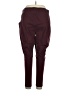 D&Co. Solid Burgundy Track Pants Size 1X - photo 2