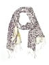 Unbranded Animal Print Ivory White Scarf One size - photo 1