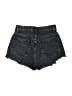 Zara Black Denim Shorts Size 0 - photo 2