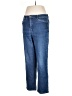 Christopher & Banks Solid Blue Jeans Size 16 - photo 1