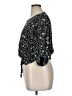 Vanilla Star 100% Rayon Black 3/4 Sleeve Blouse Size XL - photo 5