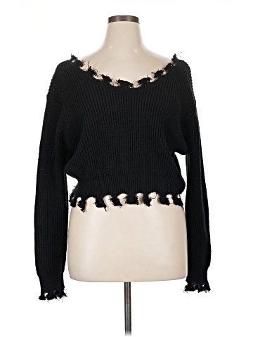 Romwe Pullover Sweater (view 1)