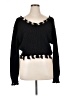 Romwe 100% Polyester Black Pullover Sweater Size XL - photo 1