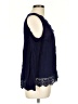 Jolt 100% Rayon Blue Long Sleeve Blouse Size L - photo 4