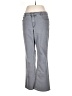 Laura Ashley Chevron-herringbone Gray Jeans Size 16 - photo 1