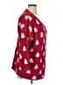 Grace & Emma Hearts Burgundy Red Pullover Sweater Size XL - photo 4