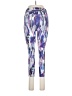 Athleta Print Purple Active Pants Size L - photo 2