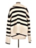 GOELIA Stripes Ivory Pullover Sweater Size L - photo 2