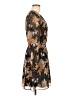 Daniel Rainn 100% Polyester Print Brown Casual Dress Size M (estimated) - photo 4