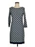 Talbots Argyle Teal Casual Dress Size 6 - photo 1