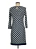 Talbots Argyle Teal Casual Dress Size 6 - photo 2