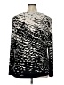 Dana Buchman Silver Black Long Sleeve Top Size XL - photo 2