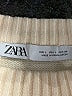 Zara Stripes Ivory Turtleneck Sweater Size L - photo 7