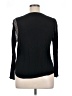 Joseph A. 100% Viscose Black Long Sleeve Blouse Size XL - photo 2