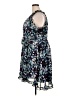 Torrid 100% Polyester Floral Blue Casual Dress Size 2X (2) - photo 5