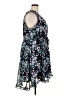 Torrid 100% Polyester Floral Blue Casual Dress Size 2X (2) - photo 4