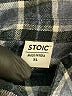 Stoic 100% Cotton Plaid Blue 3/4 Sleeve Button-Down Shirt Size XL - photo 7