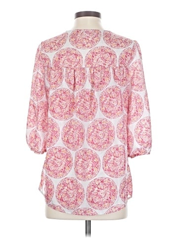 Calypso St. Barth For Target 3/4 Sleeve Silk Top (view 2)