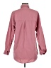 Big Dart Solid Pink Long Sleeve Button-Down Shirt Size 12 - photo 2