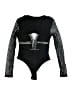 Shein Black Bodysuit Size 4 - photo 2