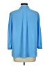 Investments 100% Polyester Blue 3/4 Sleeve Blouse Size L - photo 2