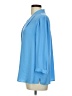 Investments 100% Polyester Blue 3/4 Sleeve Blouse Size L - photo 5