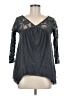 Jolt Gray 3/4 Sleeve Blouse Size M - photo 1