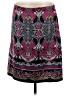 Jaclyn Smith 100% Polyester Paisley Purple Casual Skirt Size 8 - photo 1