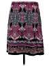 Jaclyn Smith 100% Polyester Paisley Purple Casual Skirt Size 8 - photo 2