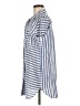 Chico's 100% Lyocell Stripes Blue 3/4 Sleeve Button-Down Shirt Size Med (1) - photo 5