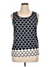 Max Studio Blue Sleeveless Top Size XL - photo 1