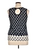 Max Studio Blue Sleeveless Top Size XL - photo 2