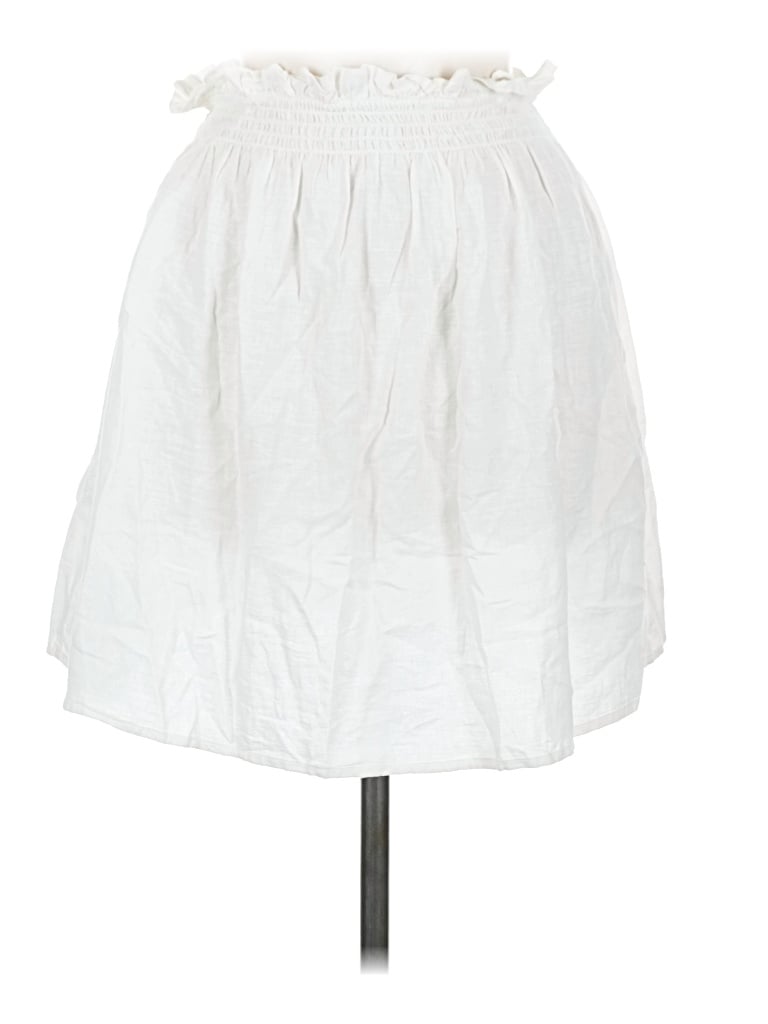 Pre-owned Mng Sleeveless Blouse In White