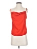 ASOS 100% Polyester Orange Sleeveless Blouse Size 2 - photo 1