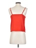ASOS 100% Polyester Orange Sleeveless Blouse Size 2 - photo 2