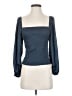 J.Crew 100% Polyester Blue 3/4 Sleeve Blouse Size XS - photo 1