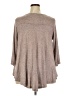 Green Envelope Brown Pullover Sweater Size 2X - photo 2