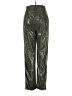 The Sang 100% Polyester Metallic Snake Print Green Casual Pants Size L - photo 2