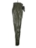 The Sang 100% Polyester Metallic Snake Print Green Casual Pants Size L - photo 4