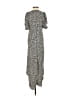 A New Day 100% Polyester Print Gray Black Casual Dress Size XS - photo 2