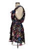 Slate & Willow 100% Polyester Floral Black Blue Cocktail Dress Size XS - photo 5